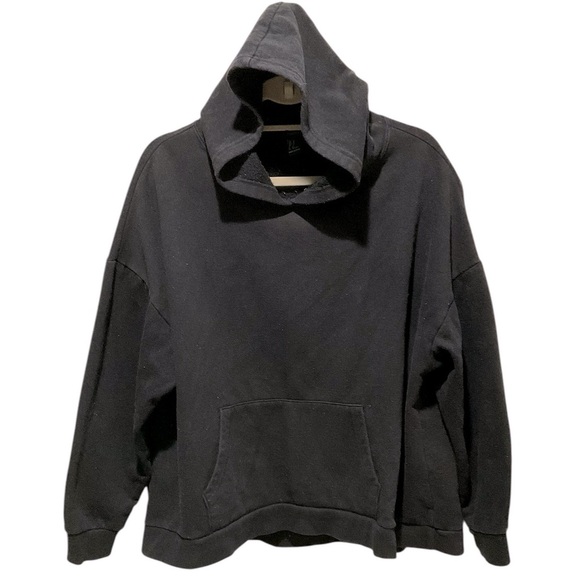 Forever 21 Tops - Forever 21 Black Hoodie Pullover Medium BOXY RELAXED Pockets